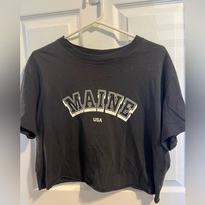 Womens cropped shirt